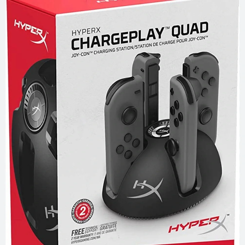 HyperX Chargeplay Quad - 4-in-1 Joy-Con Charging Station for Nintendo Switch